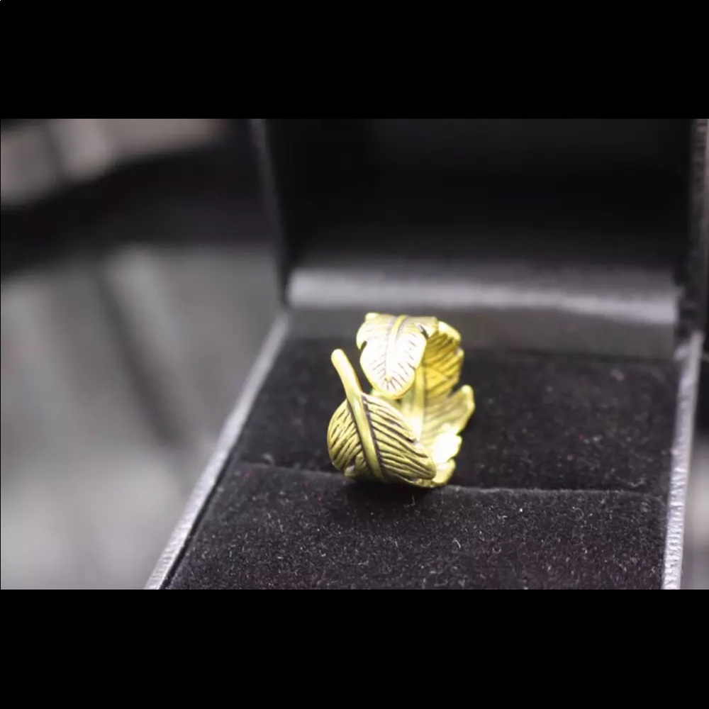 Father’s Day  vintage feather ring - Picture 2 of 2